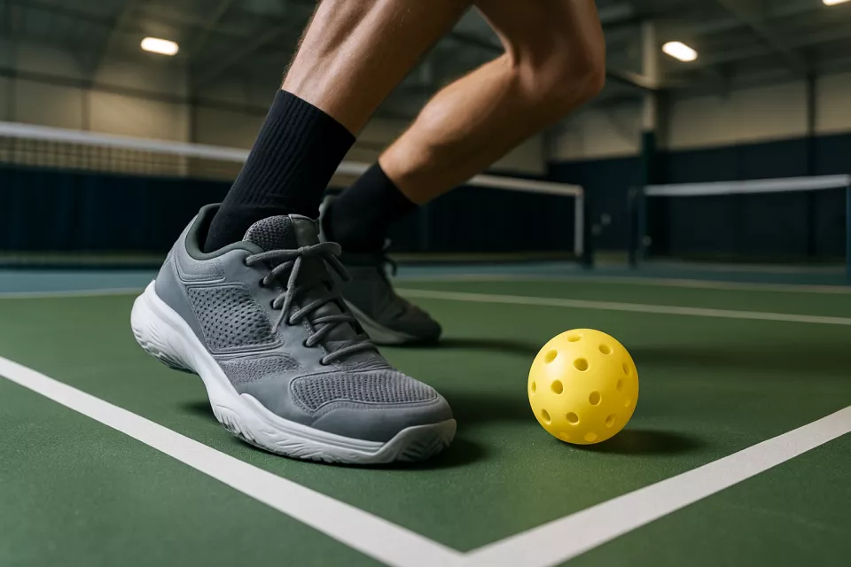 Zapatillas pickleball en pista