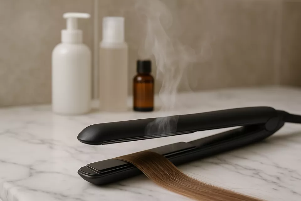 Plancha pelo profesional en bano
